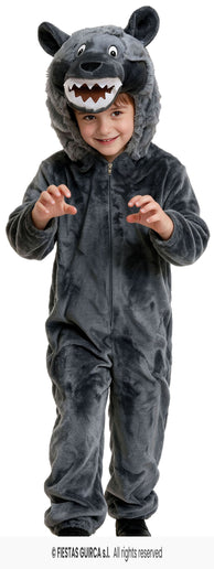 Feestbazaar Wolf Onesie Kind