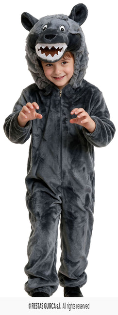 Feestbazaar Wolf Onesie Kind
