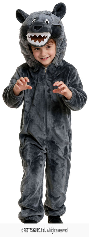 Feestbazaar Wolf Onesie Kind