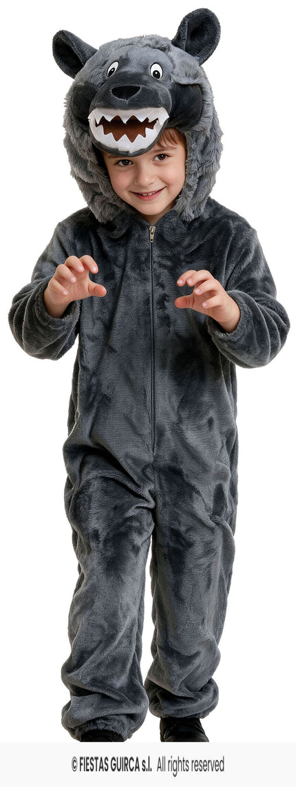 Feestbazaar Wolf Onesie Kind