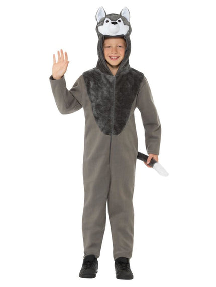 Feestbazaar Wolven Onesie Kind