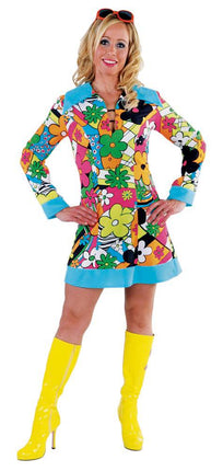 Feestbazaar Woodstock girl jurk
