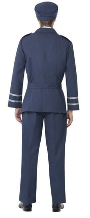 Feestbazaar WW2 Luchtmacht kostuum blauw