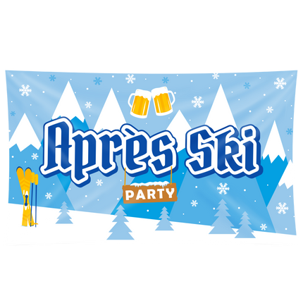 Feestbazaar XXL Vlag Après Ski (150x90cm)