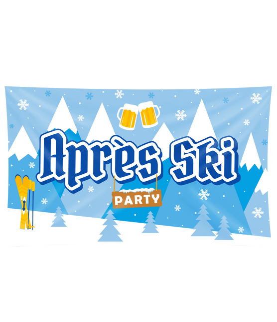 Feestbazaar XXL Vlag Après Ski (150x90cm)