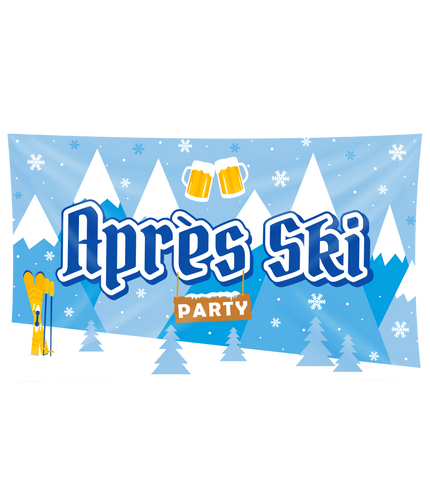 Feestbazaar XXL Vlag Après Ski (150x90cm)