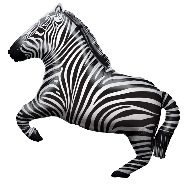 Feestbazaar Zebra Folieballon (71cm)