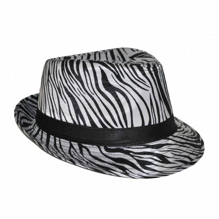 Feestbazaar Zebra hoed Safari