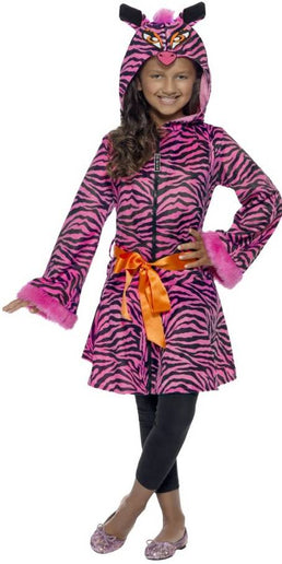 Feestbazaar Zebra jasje kind pink