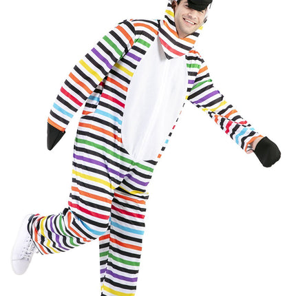 Feestbazaar Zebra Jumpsuit Multikleur gestreept
