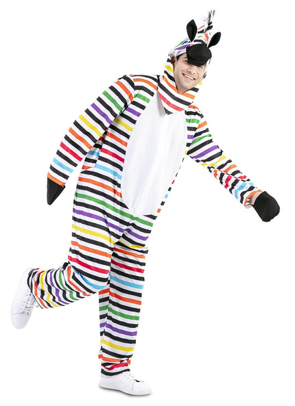 Feestbazaar Zebra Jumpsuit Multikleur gestreept