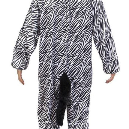Feestbazaar Zebra kostuum man/vrouw pluche