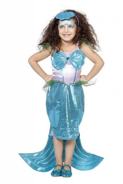 Feestbazaar Zeemeermin jurkje met diadeem