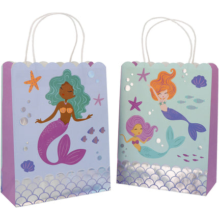 Feestbazaar Zeemeermin Magic Geschenktasjes (6st)