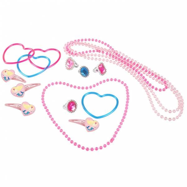Feestbazaar Zeemeerminnen accessoires set