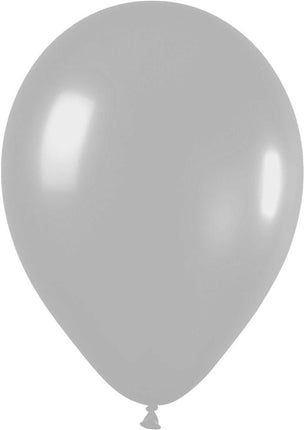 Feestbazaar Zilveren Ballonnen Metallic 10 stuks