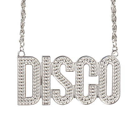 Feestbazaar Zilveren Ketting Disco