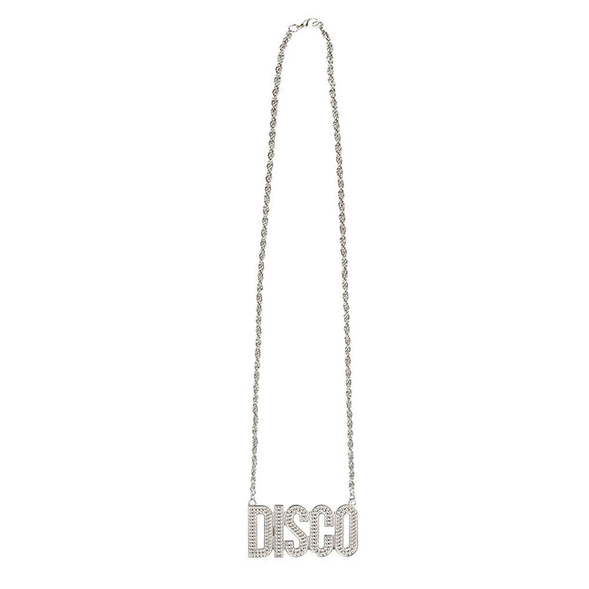 Feestbazaar Zilveren Ketting Disco