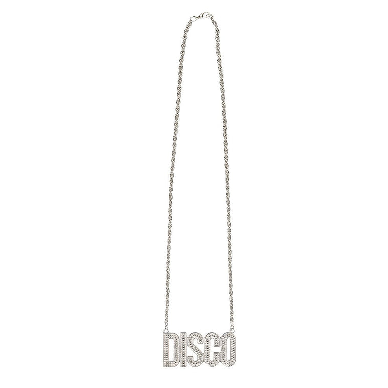 Feestbazaar Zilveren Ketting Disco