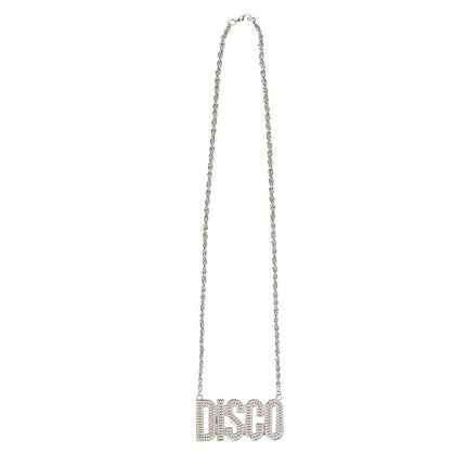Feestbazaar Zilveren Ketting Disco