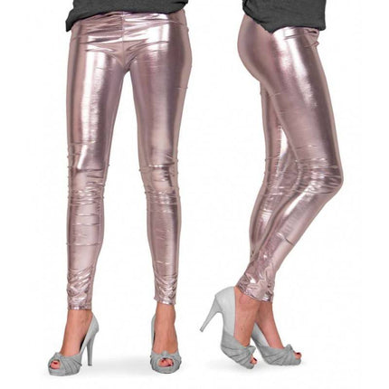Feestbazaar Zilveren legging metallic