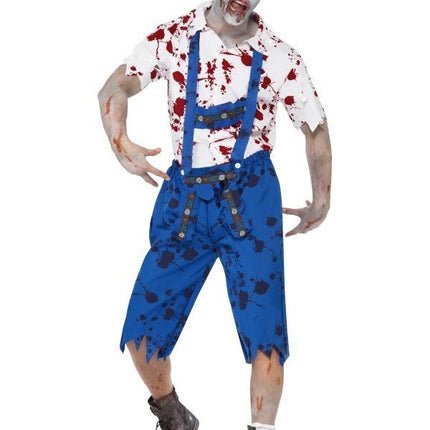 Feestbazaar Zombie Bavaria kostuum man
