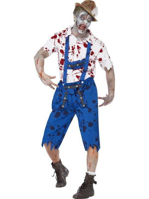 Feestbazaar Zombie Bavaria kostuum man