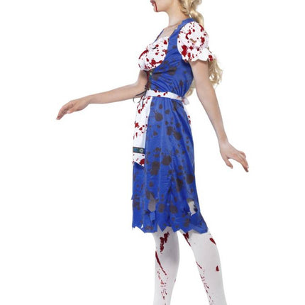 Feestbazaar Zombie Bavaria kostuum vrouw