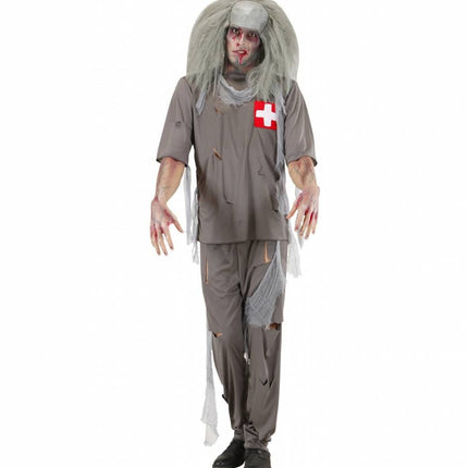 Feestbazaar Zombie dokter kostuum