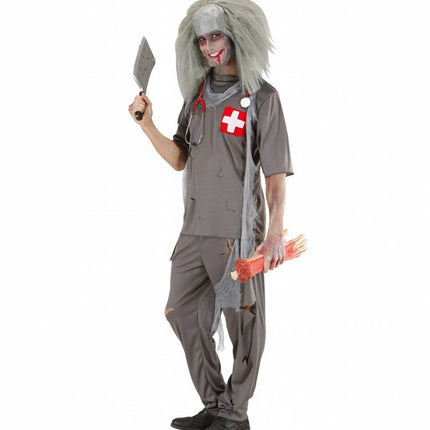 Feestbazaar Zombie dokter kostuum