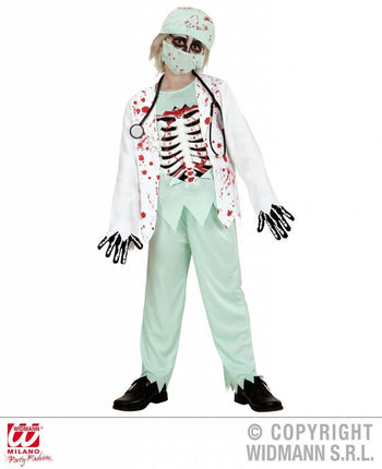 Feestbazaar Zombie dokter pakje kind