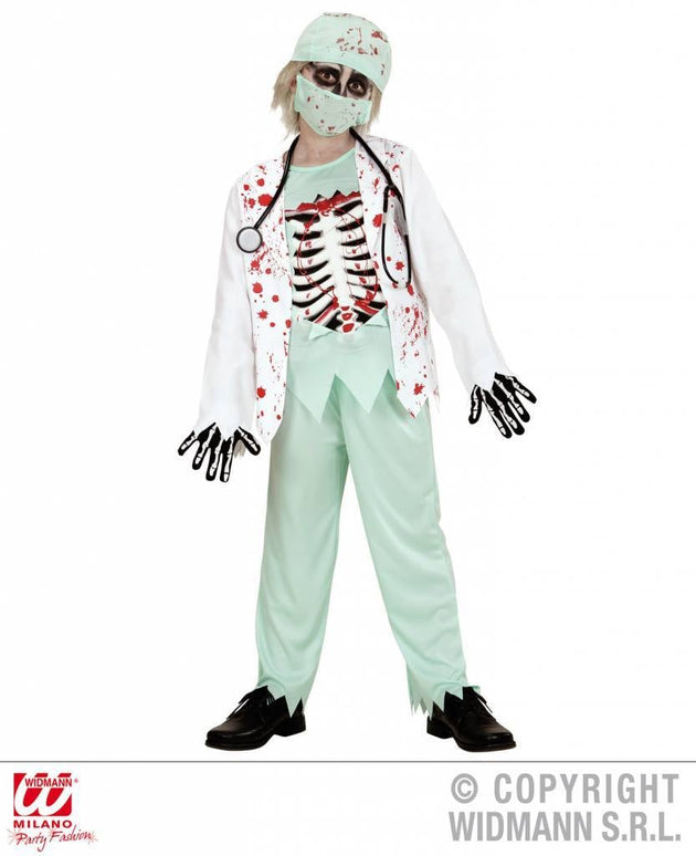 Feestbazaar Zombie dokter pakje kind