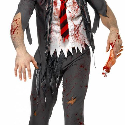 Feestbazaar Zombie High School kostuum man