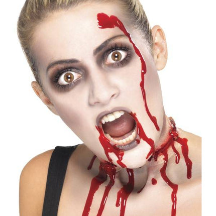 Feestbazaar Zombie make up set met bloedcapsules