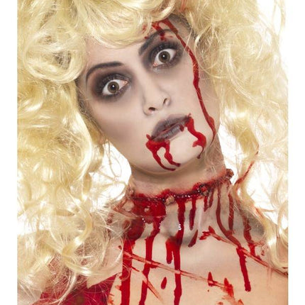 Feestbazaar Zombie make up set met bloedcapsules