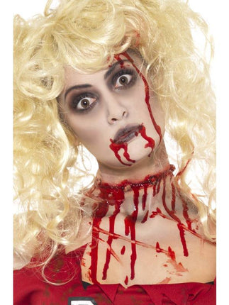Feestbazaar Zombie make up set met bloedcapsules
