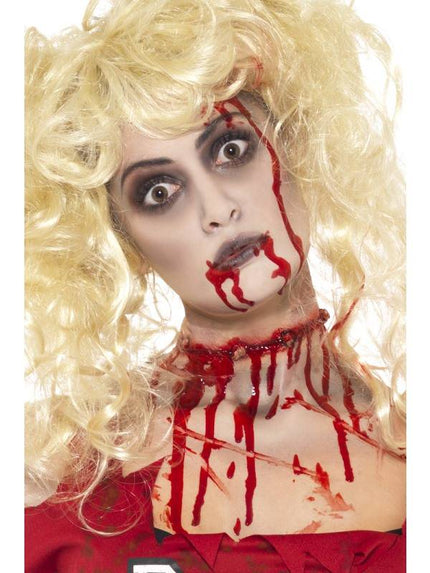 Feestbazaar Zombie make up set met bloedcapsules