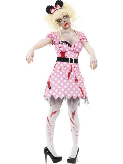 Feestbazaar Zombie mini mouse kostuum