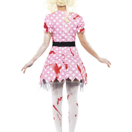 Feestbazaar Zombie mini mouse kostuum