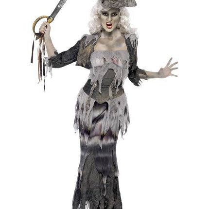 Feestbazaar Zombie Piratenvrouw outfit