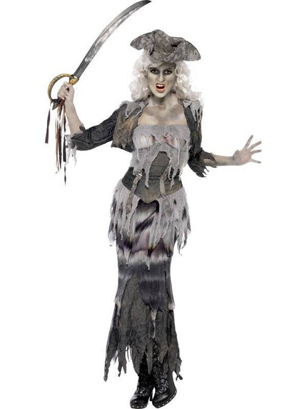 Feestbazaar Zombie Piratenvrouw outfit