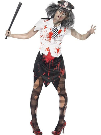 Feestbazaar Zombie Politieagente outfit