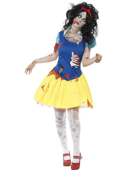 Feestbazaar Zombie Sneeuwwitje kostuum