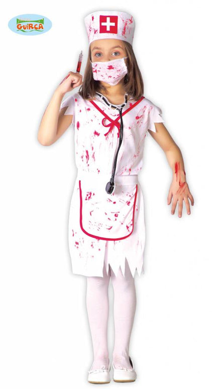 Feestbazaar Zombie verpleegster pakje kind