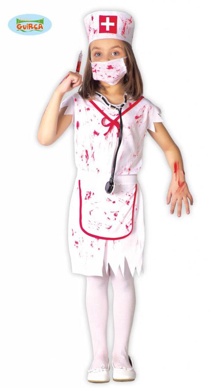 Feestbazaar Zombie verpleegster pakje kind
