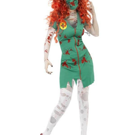 Feestbazaar Zombie verpleegster scrub