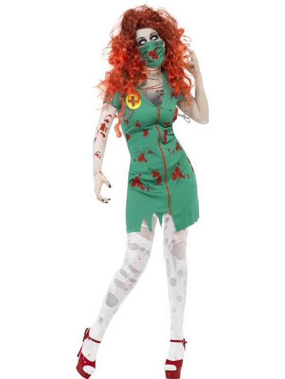 Feestbazaar Zombie verpleegster scrub
