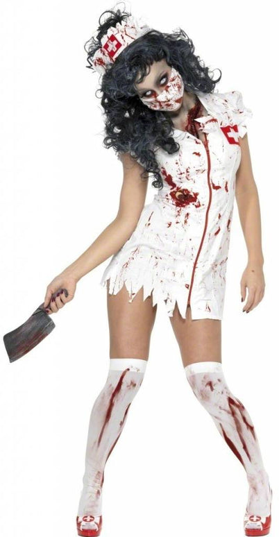 Feestbazaar Zombie zuster halloween kostuum