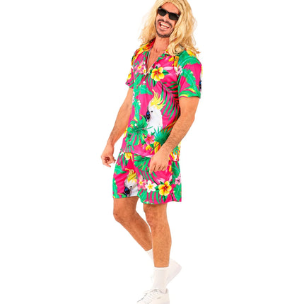 Feestbazaar Zomer Party Verkleedset Papegaai