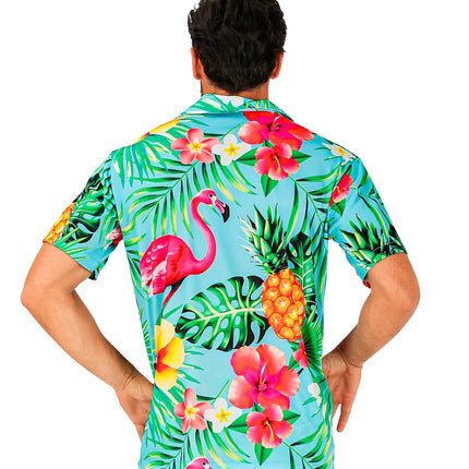 Feestbazaar Zomer Partyblouse Flamingo Volwassen